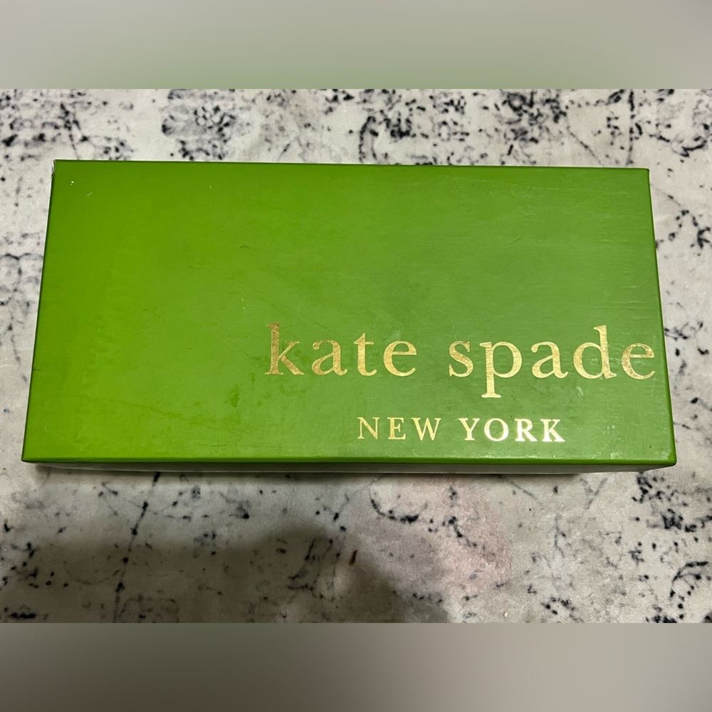 Kate Spade Gold Floral Embellished Sandals - 8.5 - Picture 5 of 7